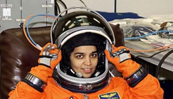 Official portrait of Kalpana Chawla, the first woman of Indian origin in space.