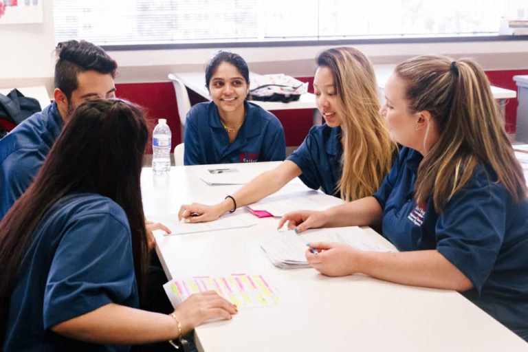 Image of a CBD College student training to become an Occupational Therapy Assistant, demonstrating hands-on skills and dedication to their education.