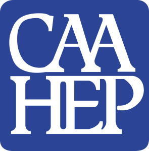 The logo of CAAHEP, featuring the acronym 'CAAHEP', representing its role in accrediting allied health education programs.