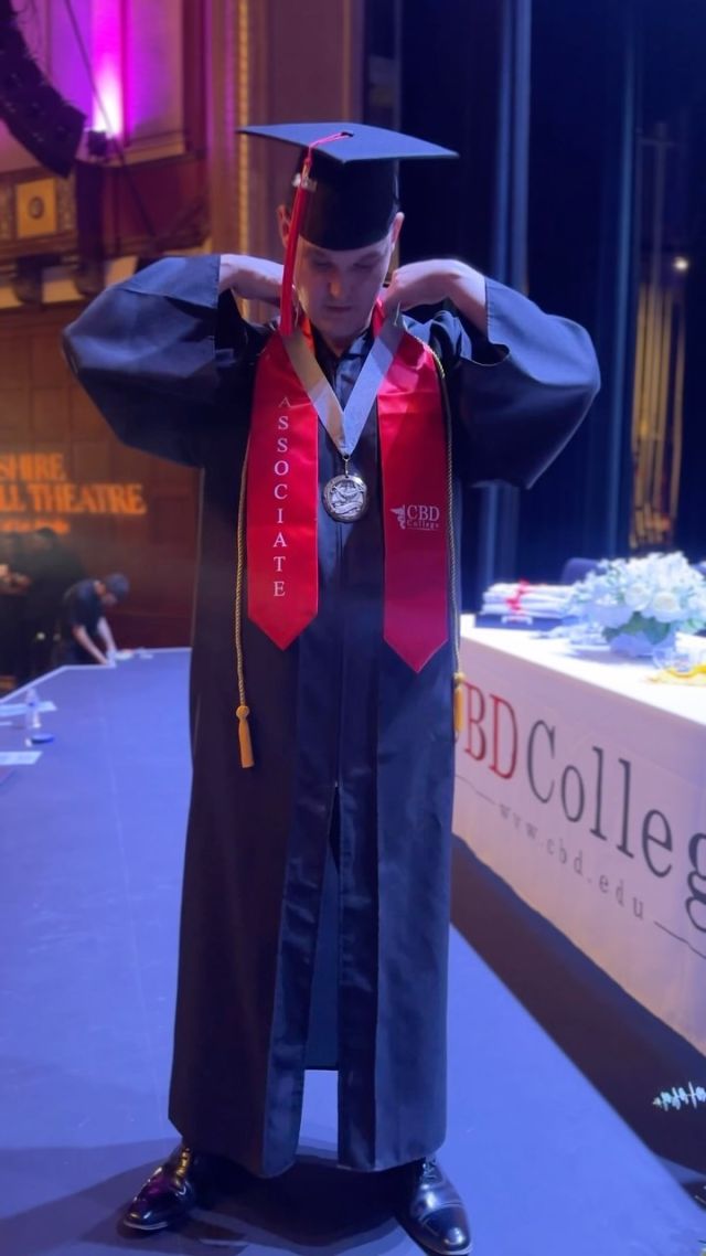 Get ready with me - Graduation version with Salutatorian Brian Yarnell, representing the Magnetic Resonance Imaging program!#cbdcollege #graduationday #salutatorian