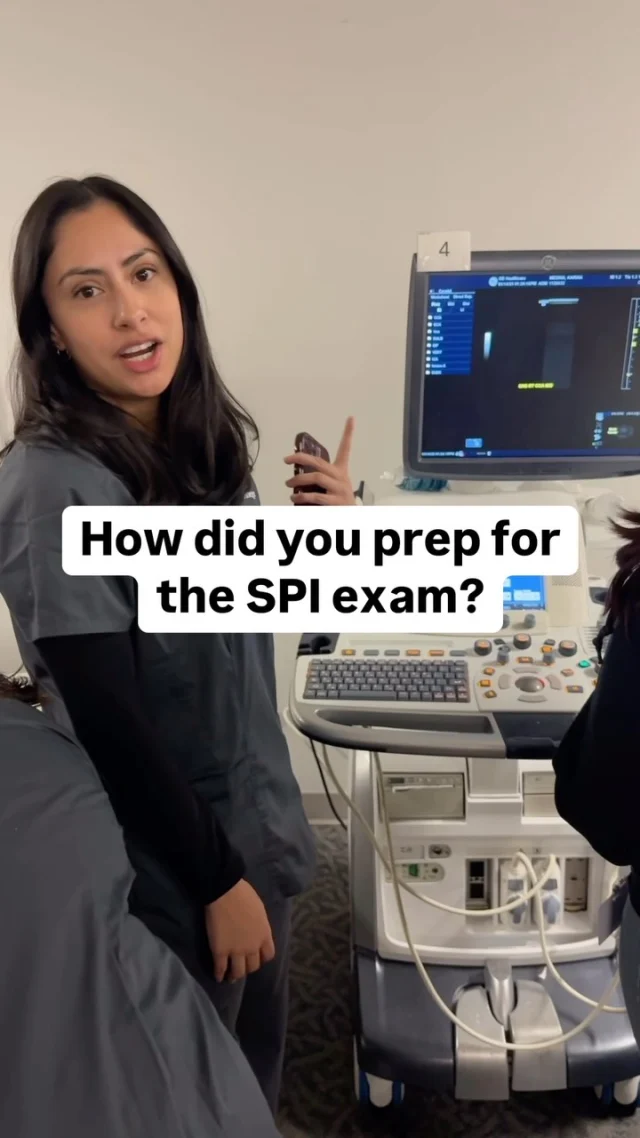 Every sonographer in training must first master the machine 📚 What study tips helped you the most? #sonographer #SPIexam #DMS #studygram #cbdcollege