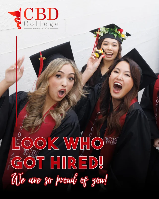 Hard Work Pays Off! 🎉 These students put in the effort and now they’re stepping into their new careers! 👏 Let’s celebrate their success! #Hired #careerready #CBDcollege